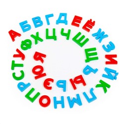 Полесье Набор "Первые уроки" на магнитах (33 буквы) (в пакете)