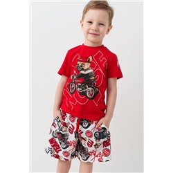 Комплект трикотажный для мальчиков: фуфайка (футболка), шорты PLAYTODAY, 1239875