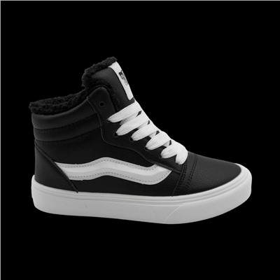 Кроссовки на меху 6686-5 черные