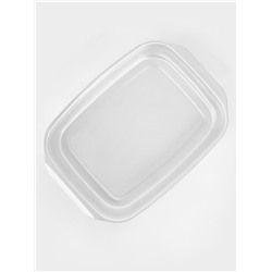 Противень, 1.8 л, 21×29.4 см, h=4.5 см, листовой алюминий 1.2 мм, серебристый