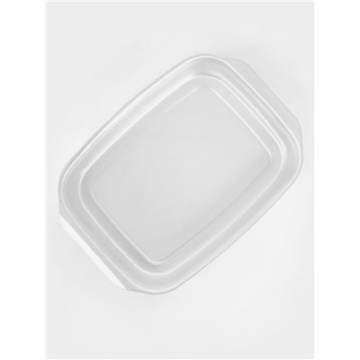 Противень, 1.8 л, 21×29.4 см, h=4.5 см, листовой алюминий 1.2 мм, серебристый