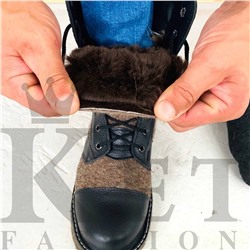 Мужские Берцы из войлока, войлочная подошва