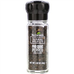 McCormick Gourmet Global Selects, Phu Quoc Pepper From Vietnam, Bold, 1.62 oz (45 g)