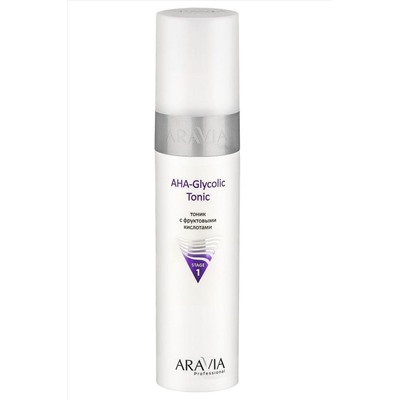 Aravia Тоник с фруктовыми кислотами AHA / Glycolic Tonic 250 мл KRISTALLER, 1107943