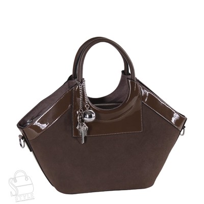 Сумка женская  5505-80FRAA coffee Farfalla Rosso