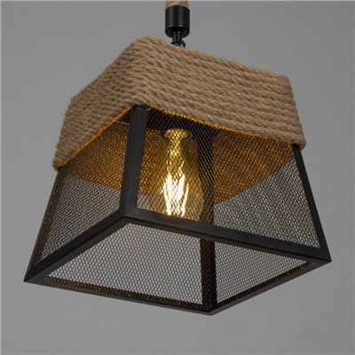 Светильник BayerLux «Куб» 1хЕ27 40 Вт черный 25×25×53 см