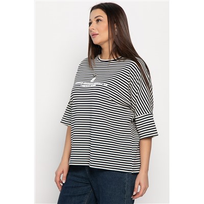 Блуза Монтана (бело-синяя) Б14887-20М