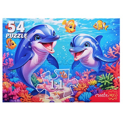 Пазлы 54 "Милые истории" (8 шт в шоубоксе)