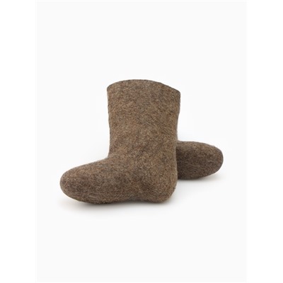 Валенки женские, размер 39 (27), коричневые