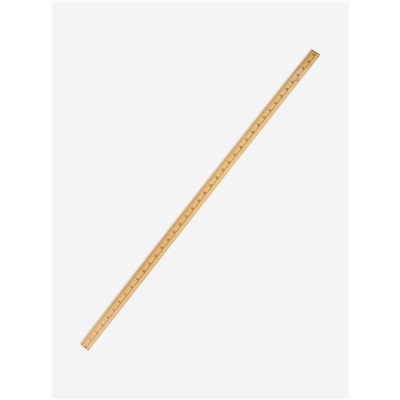 Метр деревянный, 100 см, см/дюймы