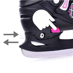 Коньки детские, размер M, розовый