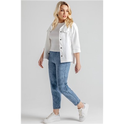 Брюки женские  102/24/Голубой варёнка