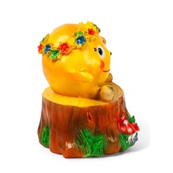 Садовая фигура из гипса «Кругляш с венком», 45×35×35 см