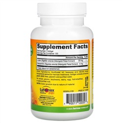 Jarrow Formulas, лютеин, 20 мг, 120 капсул
