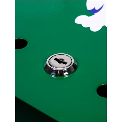 Ящик почтовый с замком, вертикальный, «Филин», зелёный