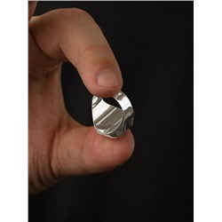 Печатка из чернёного серебра - Череп К-118