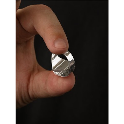 Печатка из чернёного серебра - Череп К-118