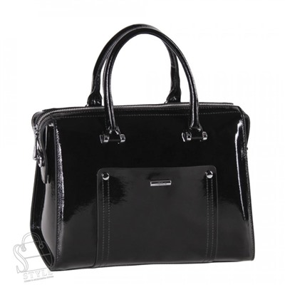 Сумка женская кожаная 9221-1 black Velina Fabbiano-Safenta