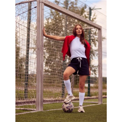 Шорты женские, темно-синие, размер 48