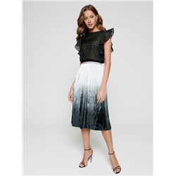 Юбки CONTE AMBER Велюровая юбка с плиссировкой и эффектом градиента