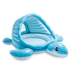Бассейн надувной "Черепашка" 15л,  61x15см от 1 до 3 лет, 48677NP INTEX