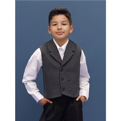 Жилет детский Amarobaby Study Smart, рост 128 см, цвет серый