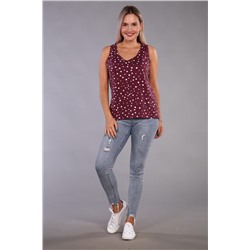 Майка "Сюжет" (Бордо)