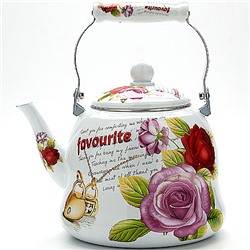 23077 Чайник мет 5л с/кр ЭМАЛЬ МВ (х6)(х8)