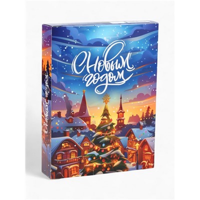 Адвент календарь с мёдом «С Новым Годом», облепиха, кедровые орешки, малина, цитрус, клубника (12 шт. × 30 г)