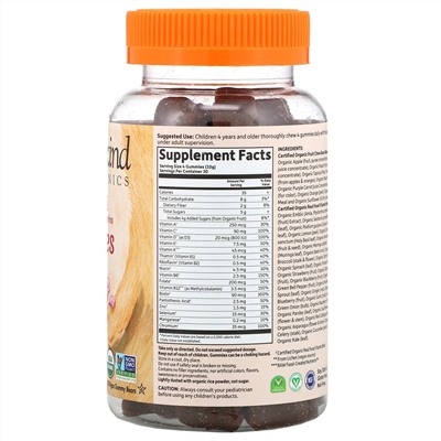 Garden of Life, MyKind Organics, Kids Multi, детские мультивитамины со вкусом органических фруктов, 120 веганских мармеладных мишек