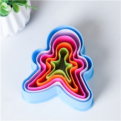 Форма для печенья 5 предметов / FG-826 /уп 144/