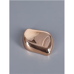 Стеклянная нано-пилка для пяток, 9×6.5×3 см, в картонной коробке, цвет золотистый