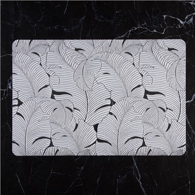 Салфетки сервировочные на стол «Мираж», 4 шт., 30×45 см, белые