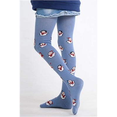 Колготки Снеговики детские