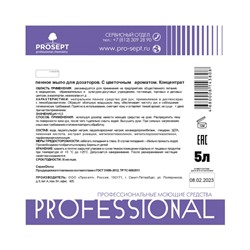 Пенное мыло для дозаторов Diona Aroma, цветочный аромат, 5 л