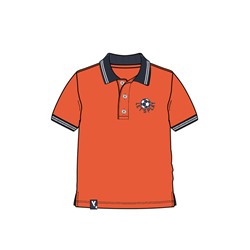 Джемпер трикотажный с воротником поло для мальчиков