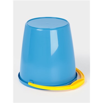 Ведро с крышкой и мерной шкалой, 10 л, d=27.3 см, h=28.7 см, МИКС