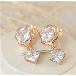 Серьги-гвоздики позолота  H01-15255