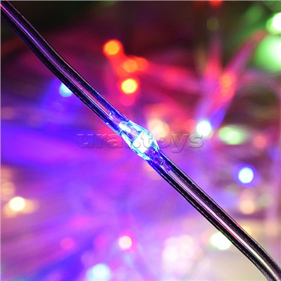 Электрогирлянда со звездами, цветная