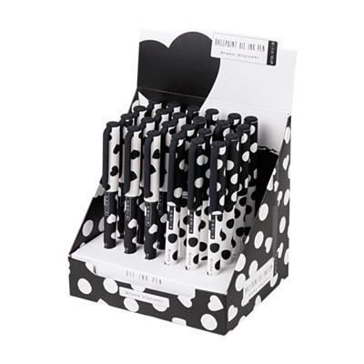 Ручка шариковая масляная 0.7мм "PrimeWrite. Black&White" синяя 20-0293/18 Bruno Visconti