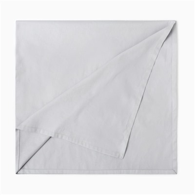 Скатерть «Этель» Home, 146×220 см, светло-серая, 100% хлопок, саржа 190 г/м²