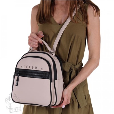 Рюкзак женский 8873CD beige Alex&Mia/30