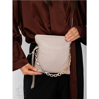 Сумка женская кожаная 6010-2L apricot rice Polina&Eiterou  в Новосибирске