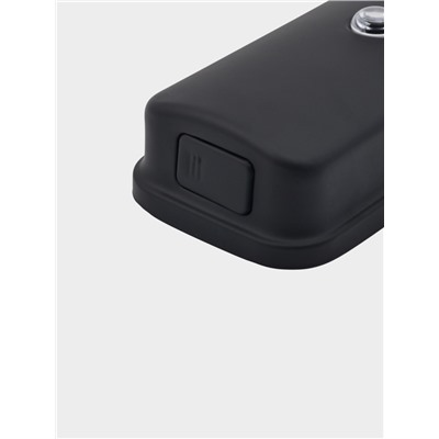 Диспенсер для жидкого мыла Stölz, механический, 800 мл, нержавеющая сталь, чёрный