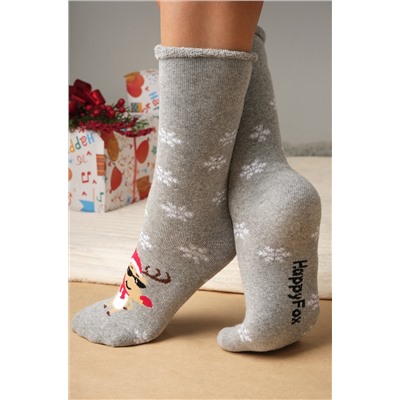 Махровые носки Happyfox