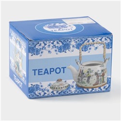 Чайник заварочный «Парк», 600 мл, с металлическим ситом, керамика