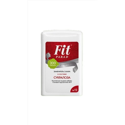 Заменитель сахара Fit Parad №19 300 таб. 18 гр.