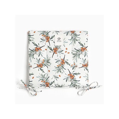 Подушка на стул «Этель» Berry garden, 42×42 см, белая