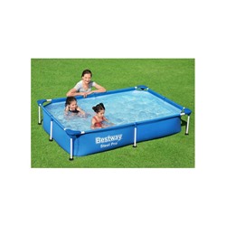УЦЕНКА Бассейн каркасный Bestway Steel Pro 56401, 221×150×43 см, прямоугольный