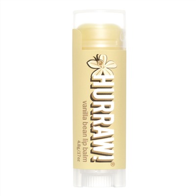 Hurraw! Balm, Бальзам для губ cо вкусом ванили, 0,15 унции (4,3 г)